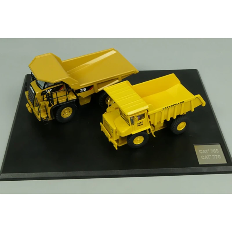 DM Diecast 1:50 Scale CAT 769/770 Tipper Truck Alloy Model 85562 Collection Souvenir Display Ornaments Vehicle Toy