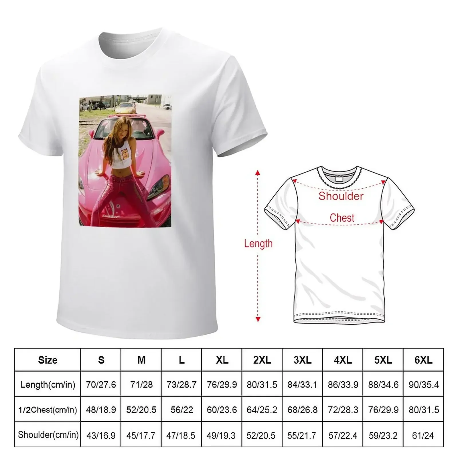 Devon Aoki Fast & Furious T-Shirt Short sleeve tee anime clothes Aesthetic clothing plain white t shirts men