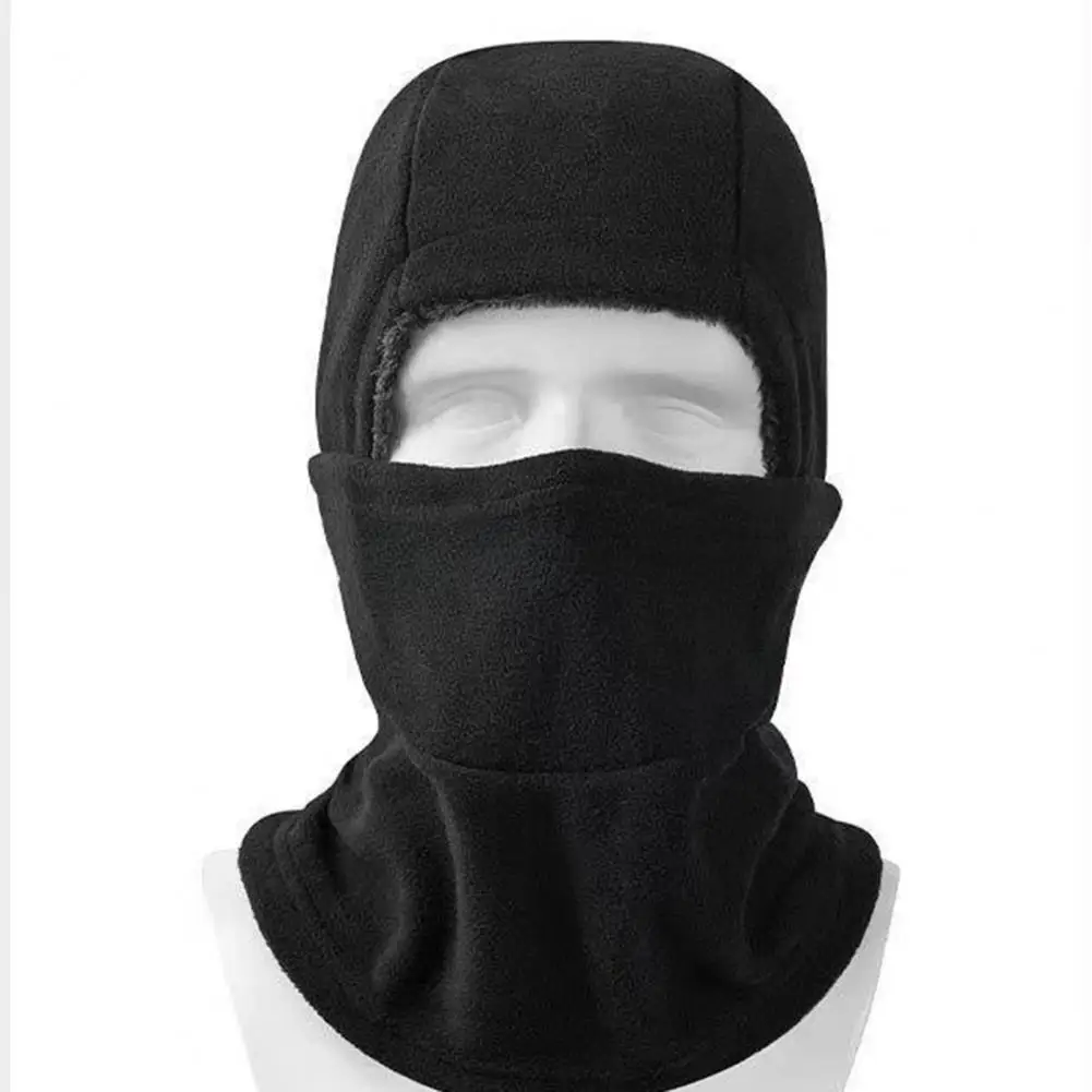 

Snow Season Cap Adjustable Windproof Winter Cycling Hat with Face for Full Protection Weather Thick Plush Outdoor Neck Warmer