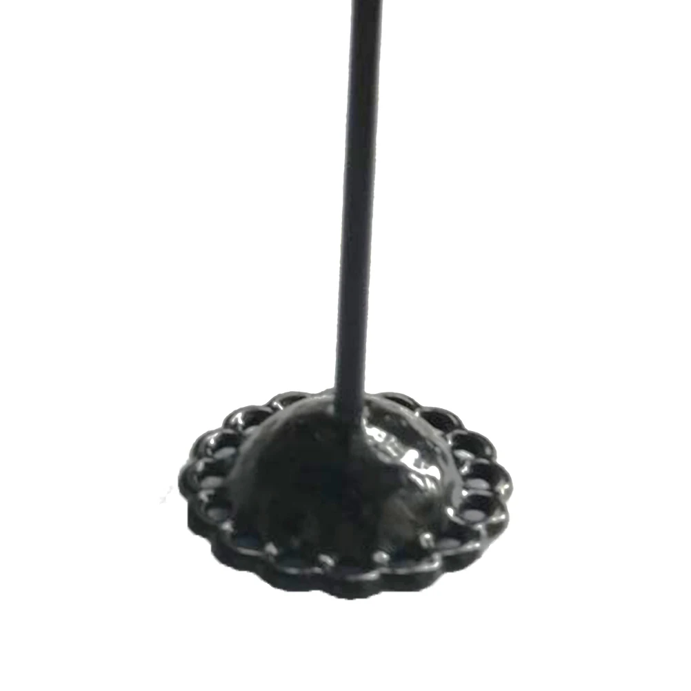 

Earring Holder Jewelry Display Stand 3 Sizes Black Lightweight Metal Sheep Horn Shaped Earrings Organizer For Home Store