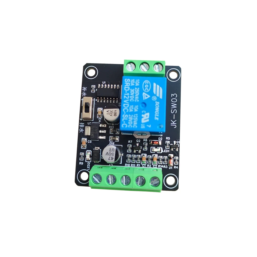 

DC12V-24V Electrode Water Level Controller Board Automatic Water Supply Drainage Control Liquid Level Detector for Water Tank