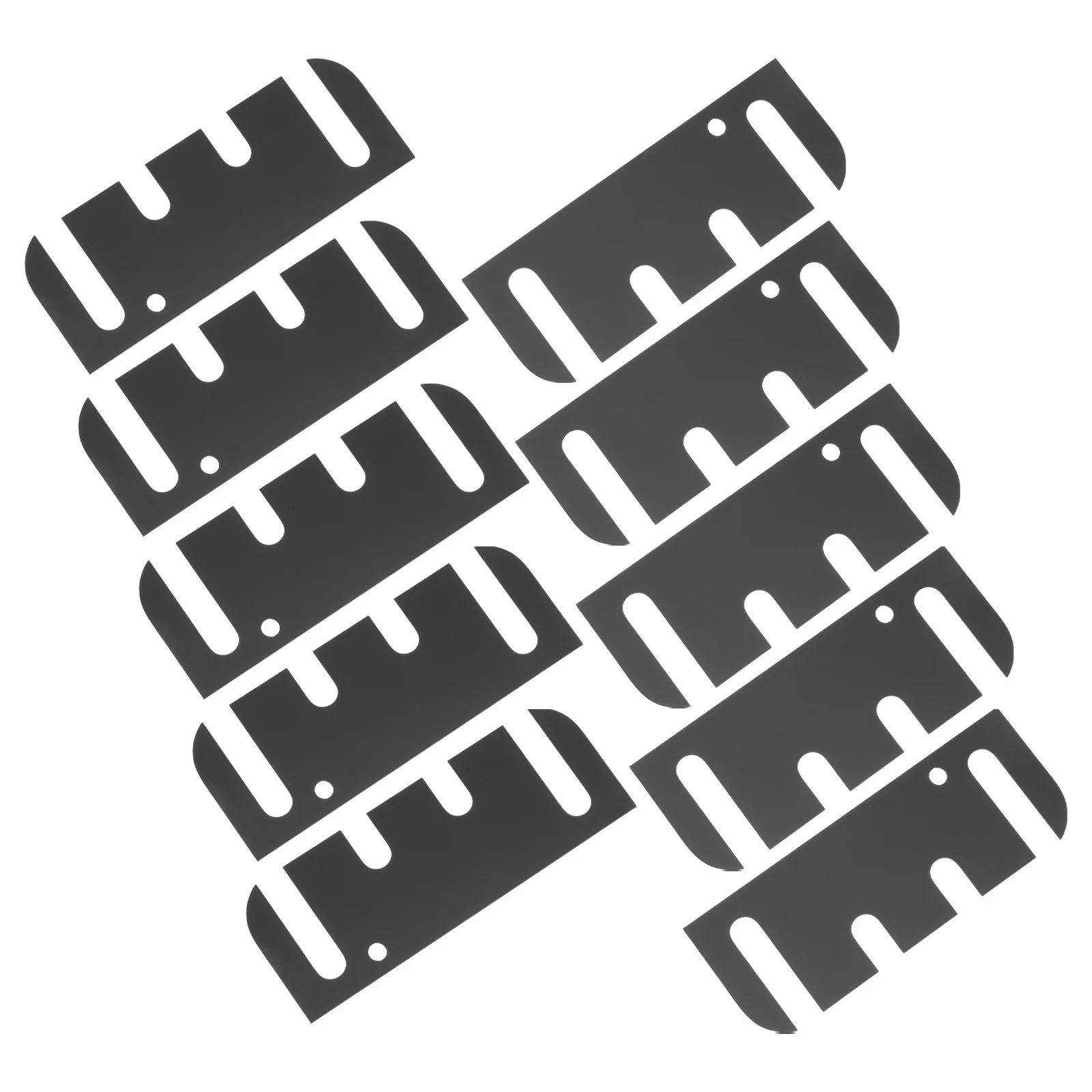 

10Pcs Flexible Door Gasket Hinge Shim Set Stainless Steel Spacers for Door Frame Adjustment Easy DIY Installation