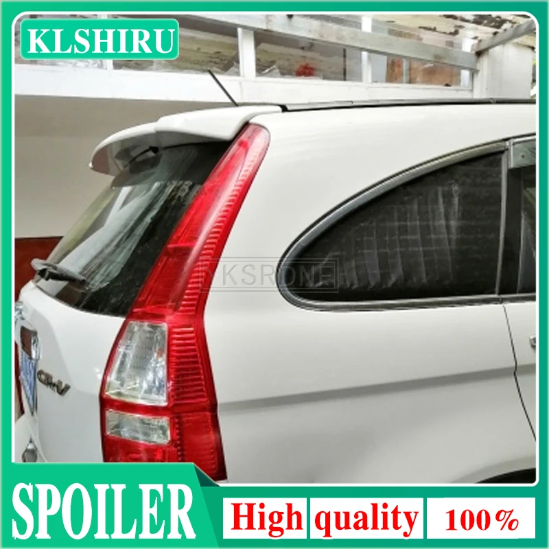 For Honda CR-V CRV 2007 2008 2009 2010 2011 Car Decoration ABS Plastic Paint Painting Color Rear Trunk Roof Spoiler