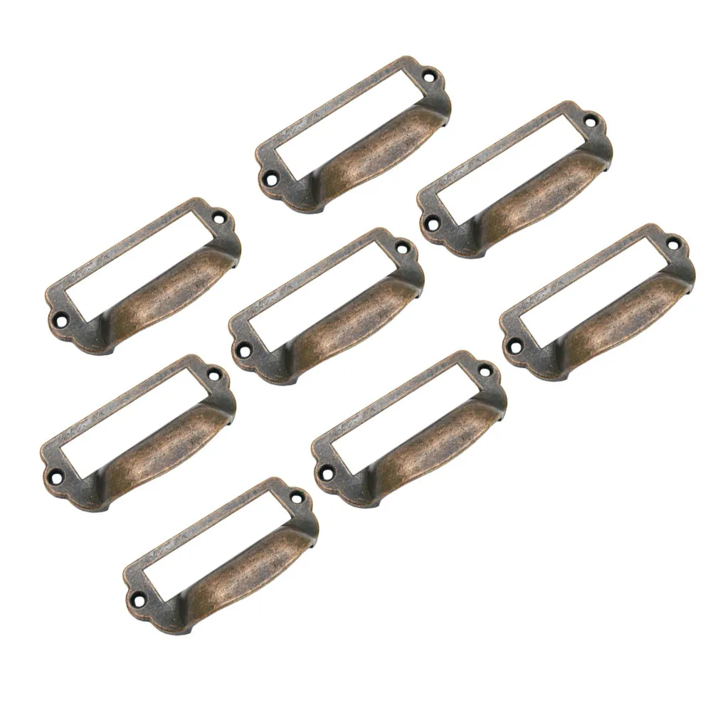 8Pcs Shell Style Drawer Pull Handle Zinc Alloy Rust Proof Cabinet Door Wardrobe Suitcase Handle Modern Minimalist Home Bathroom
