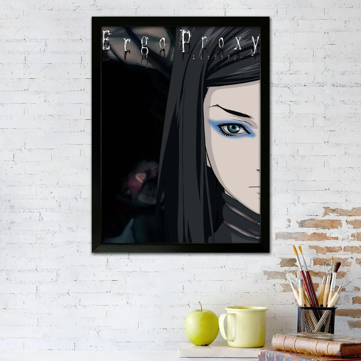 Ergo Proxy Video Game Canvas Art Poster and Wall Art, Picture Print, Modern Family Bedroom Decor, Posters,Decorative painting