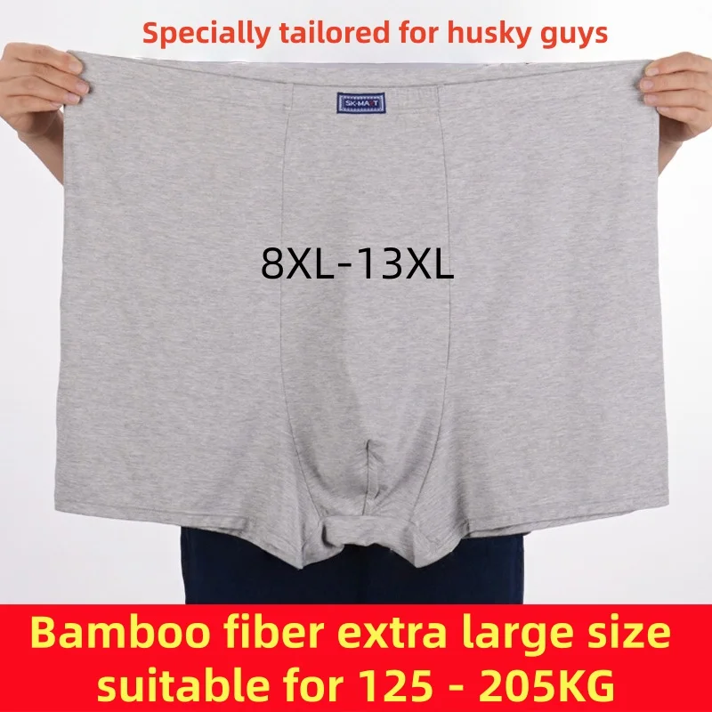 Male Underwear Plus Size Boxershorts Men Modal Panties 200KG Soft 13XL 12XL Jumbo Underpant Loose 9XL 7XL Red Black Large Boxers