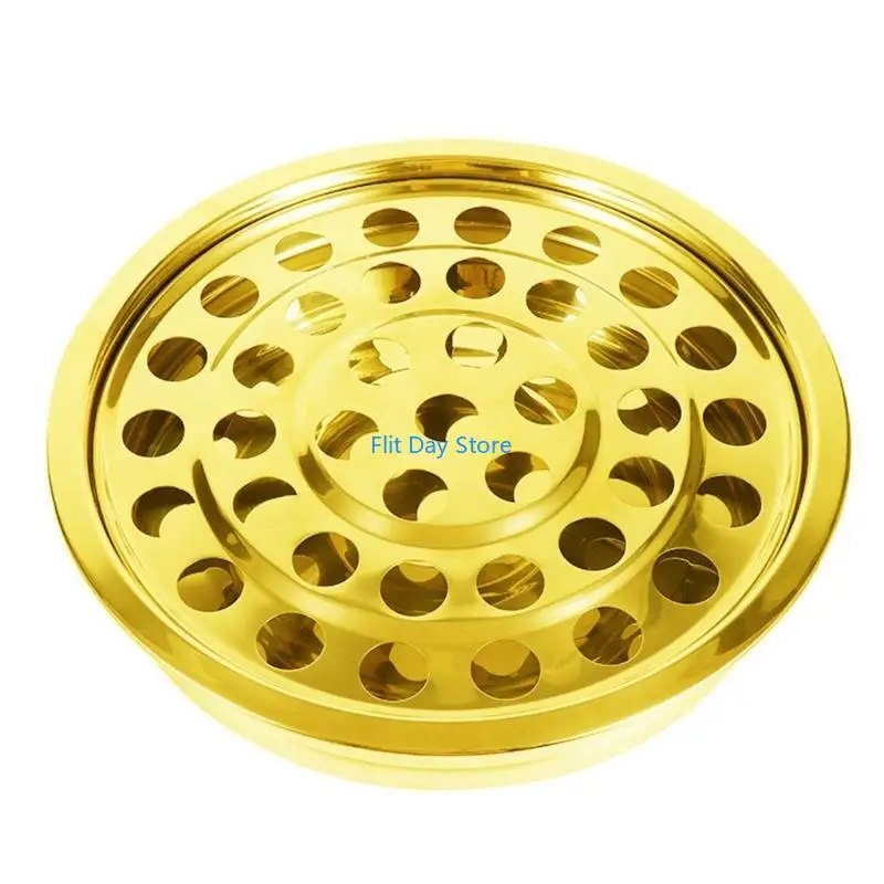 F92C 304 Nonrust Steel 39 Slot Snacks Plate Cover For Catering And Gatherings