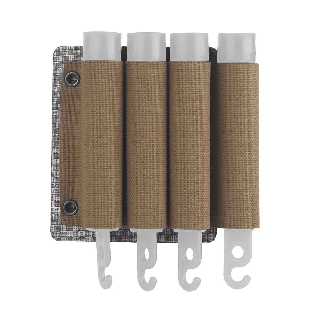 Hunting Shooting Survival Tool Storage Sleeve, Molle Vest Equipment Glow Stick Storage Pouch/tactical chest rigs or sub pouches