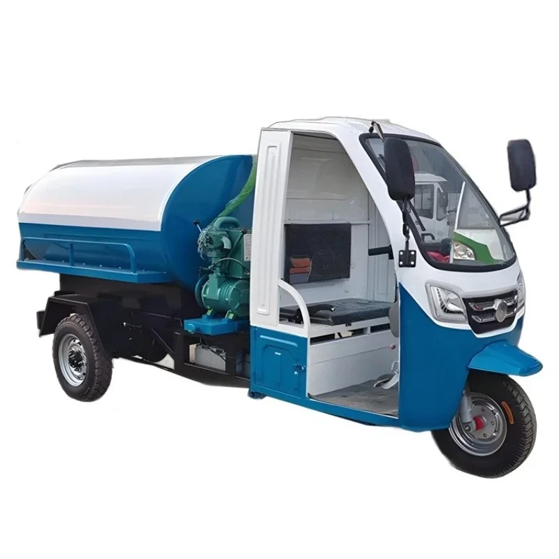 

Three-wheel dung suction truck Farm manure cleaning dung suction truck Municipal sanitation septic tank dung suction truck