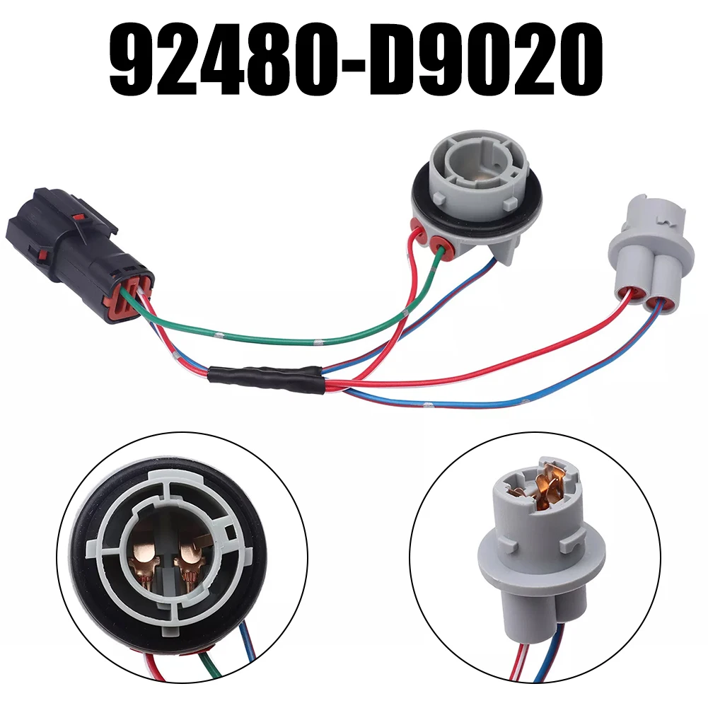 Tail Light Replacement Rear Tail Light Socket DIY Auto Repair Practical Design ABS Material For Rear Tail Light