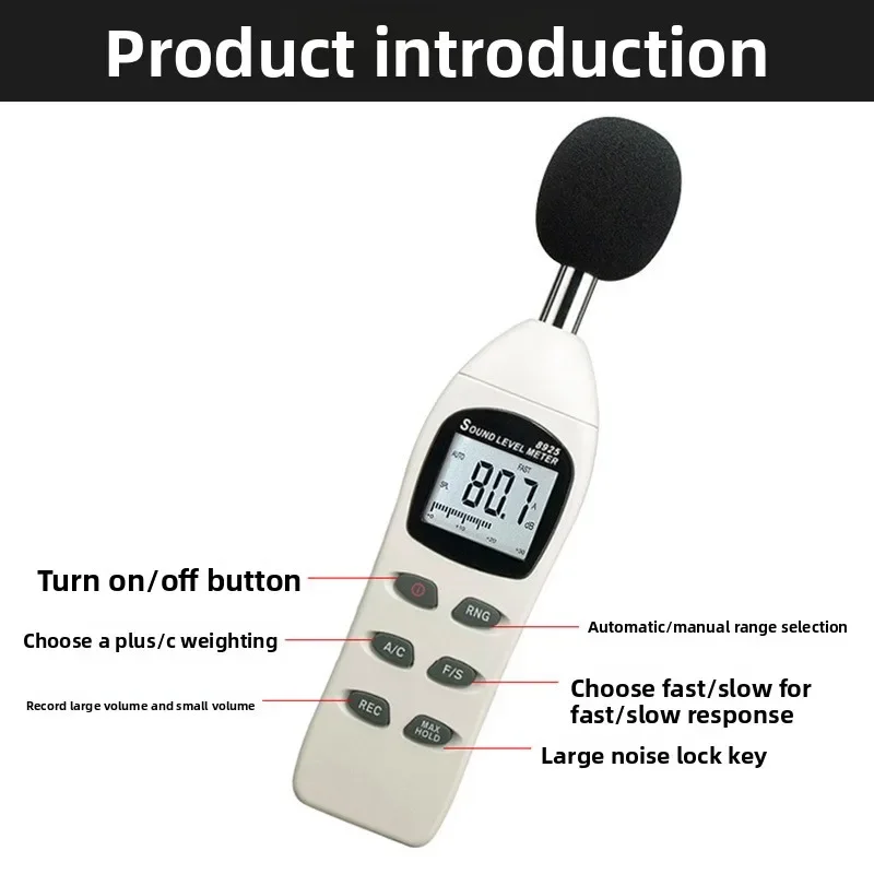 

NEW AZ8925 Sound Level Meter, Sound Divider, Divider, Noise Meter, Noise Meter