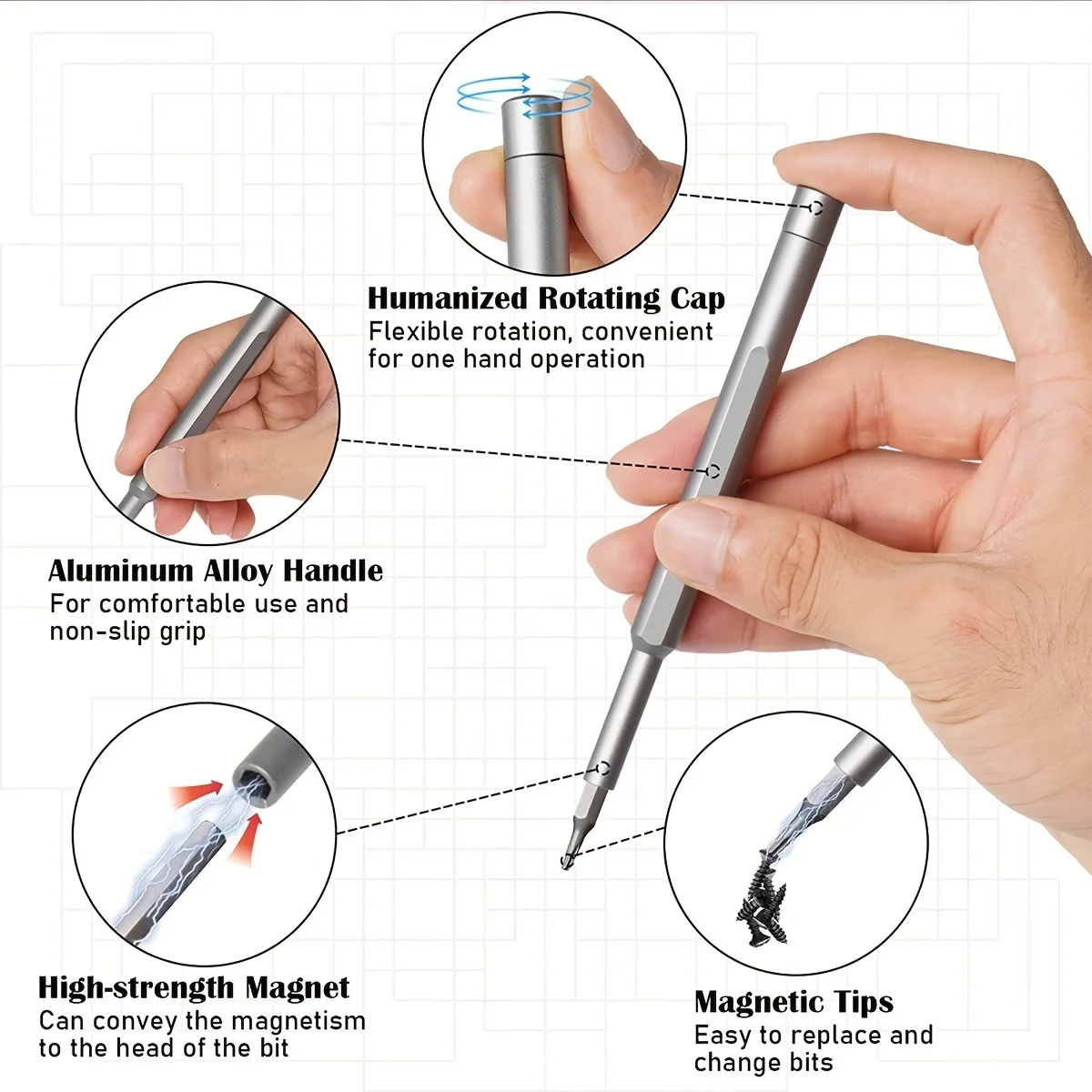 63 in 1 Precision Screwdriver Set, Repair Mat,Repair Tool Kit with Case Screwdriver Set for Electronics, Gameconsole, Watch