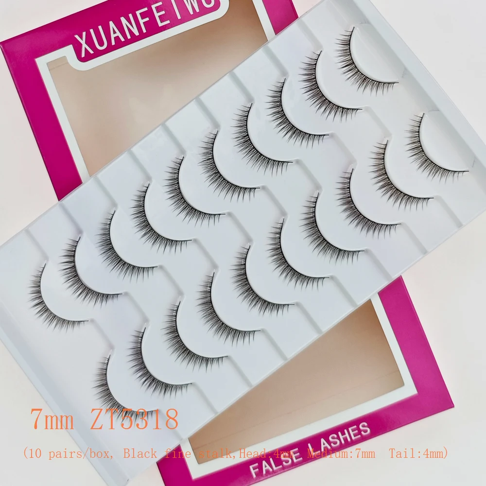 رموش صناعية قصيرة طبيعية من Xuanfeiwu لمظهر طبيعي، مناسبة للارتداء اليومي، صديقة للمبتدئين، رموش ذاتية التطبيق بنفسك #5