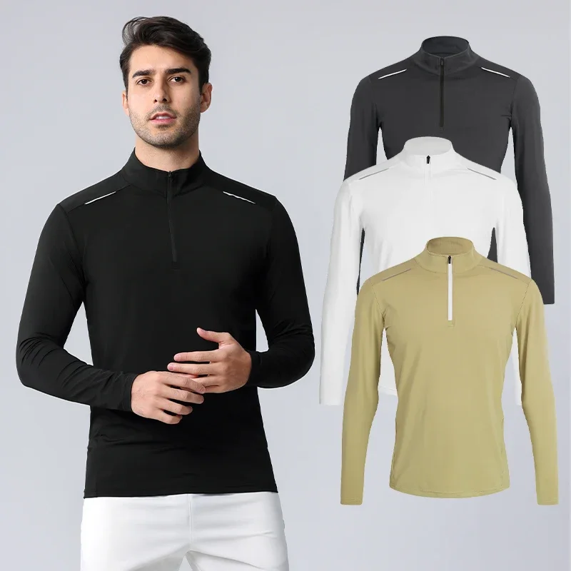 

Men's Long Sleeves T-shirt Gym Yoga Top Fitness Wear Jerseys Golf Clothes Marathon Sweatshirt Tee Running Athletics Shirt