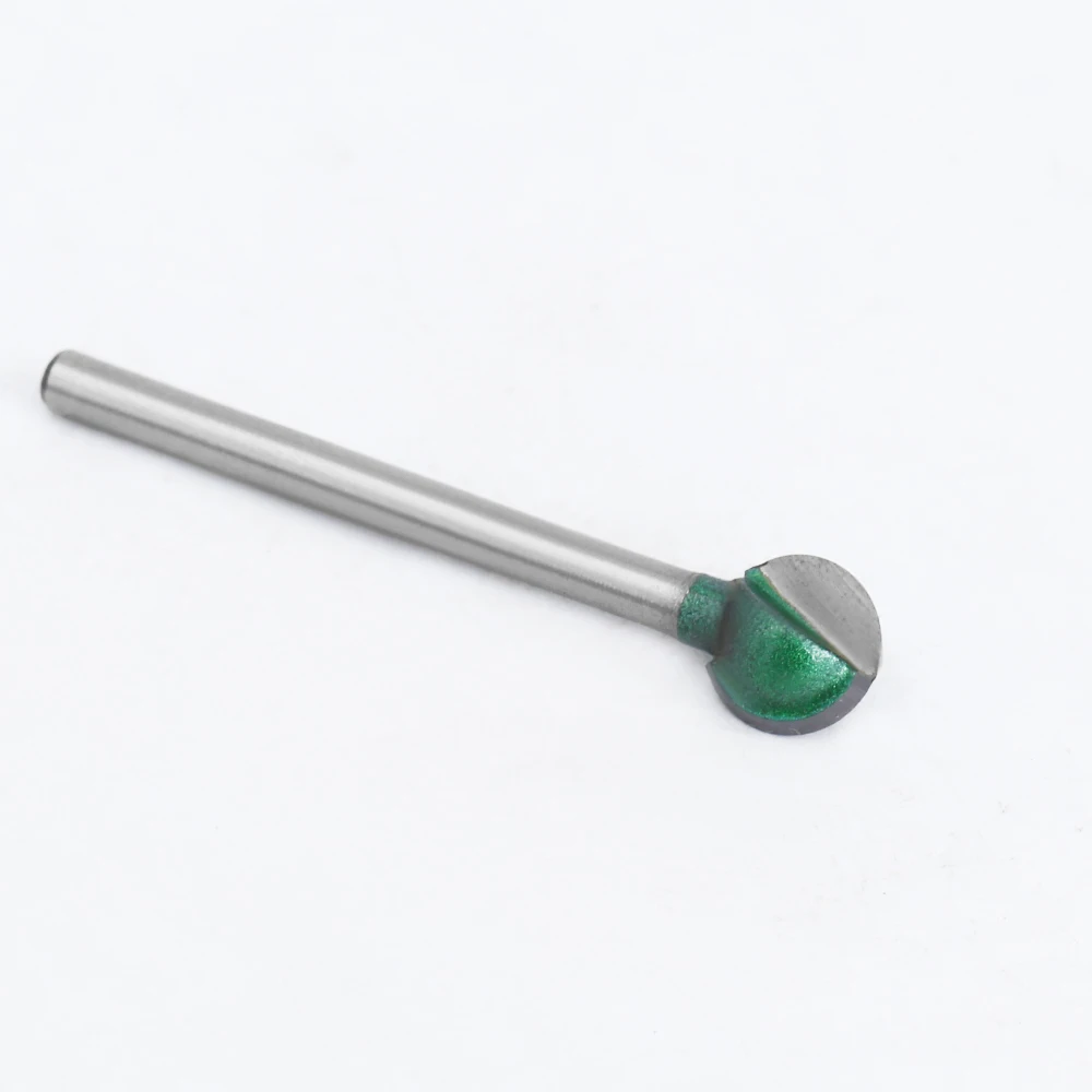 Imagem -04 - Lavie-rodada Shank Bola Nariz Carving Bit Router Bit para Wood Cove Fresadora Cnc Raio Núcleo Carboneto de Tungstênio mm ou mm Shank 1pc