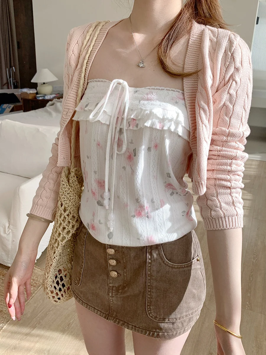 

Waed Vintage Denim Skirt Bodycon A-Line f-length Spring New Sle Women's Mid-waist Button Detail Other Material