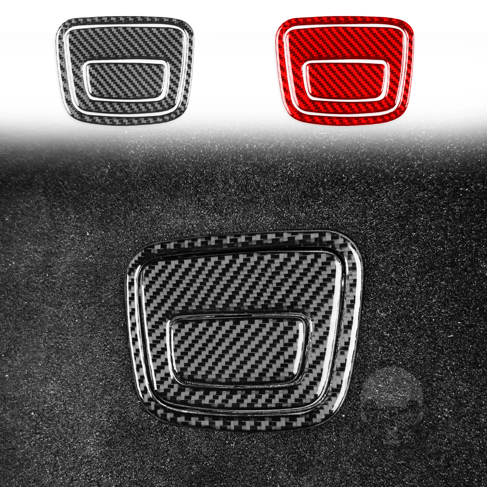 For Maybach S Class S400 2021-2024 Accessories Real Soft Carbon Fiber Rear Interior Trunk Hook Panel Cover Trim Sticker