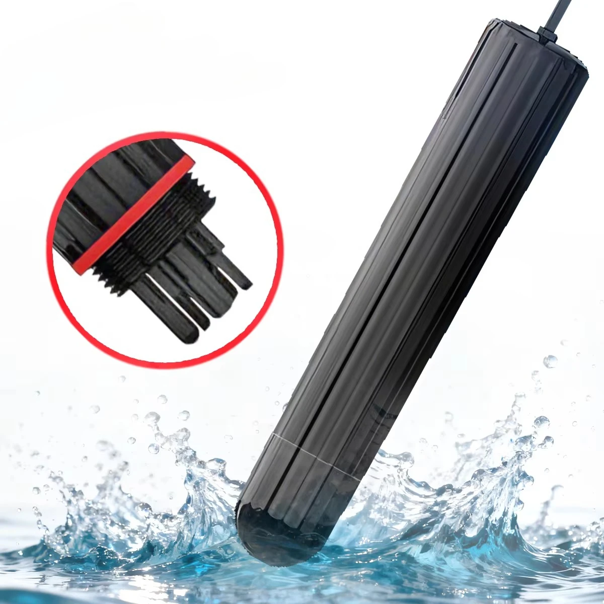 8-in-1 Water Quality Sensor - PH/EC/TDS/Temp/ORP/Salinity/Specific Gravity Tester with RS485 Output