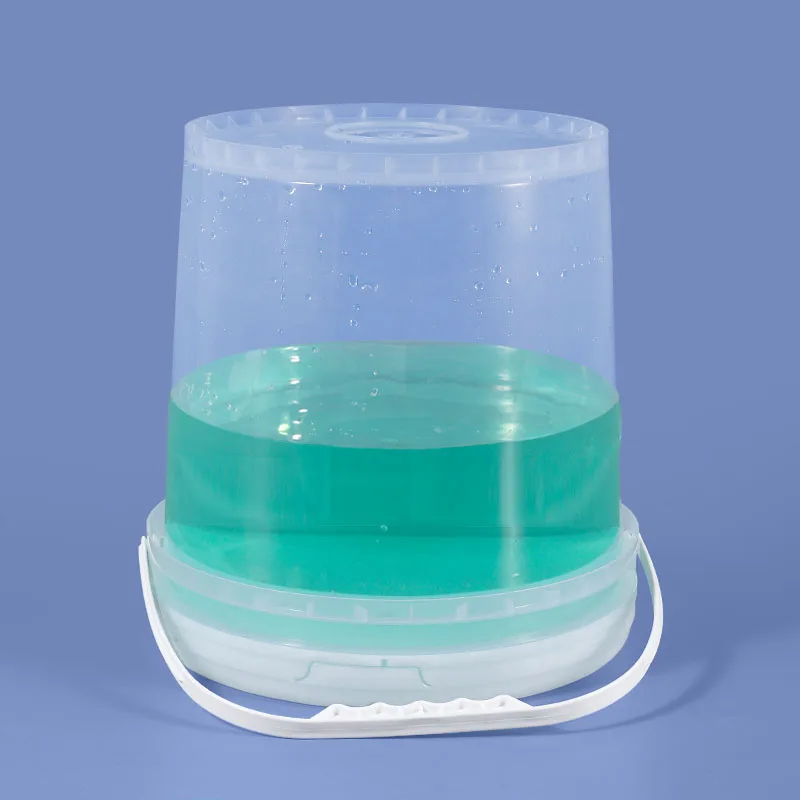 10L Halloween Candy Round Plastic Bucket with Handle Thicken Food Grade Storage Container Chemical industry packaging Pail 1Pcs