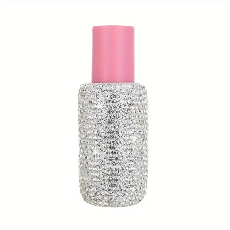 New car diamond lipstick storage rack car portable patch lipstick box car full diamond lipstick holder female