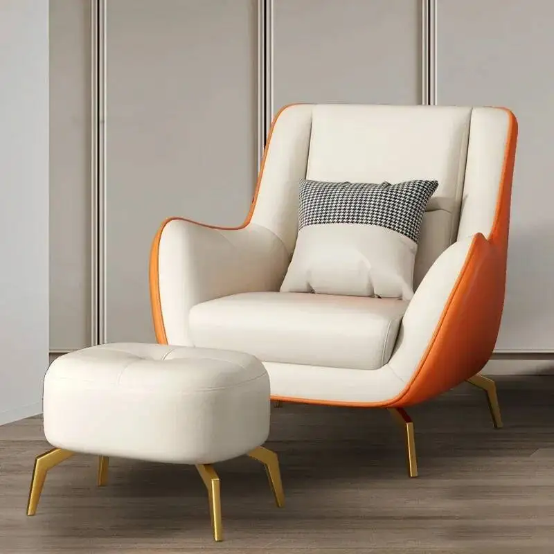 

Lazy Arm Luxury Computer Individual Person Sofa White Reclining Sofas Corner Gamer Salon De Jardin Apartment Furniture WLL21XP