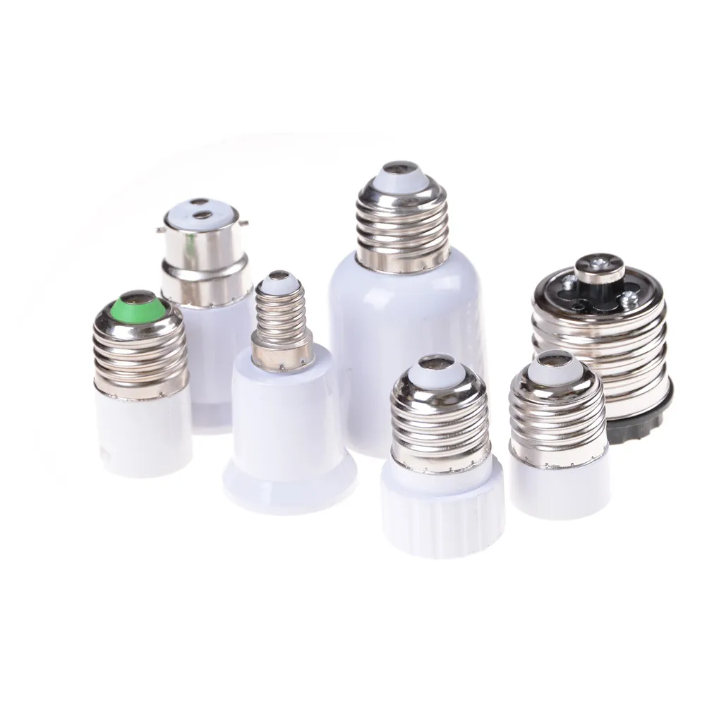 GU10/E27/E14/E40/B22 Bulb Adapter Lamp Extender Socket Converter Shop Light Holder