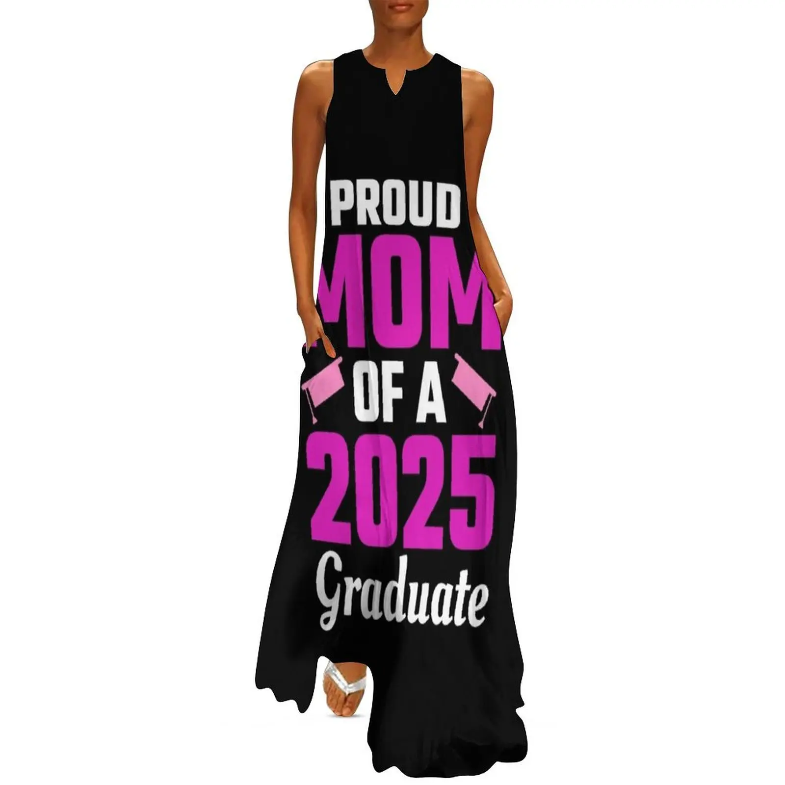 

Proud Mom of A 2025 Graduate - High School College Senior Graduation Long Dress prom clothes women's summer dress 2025 Dress