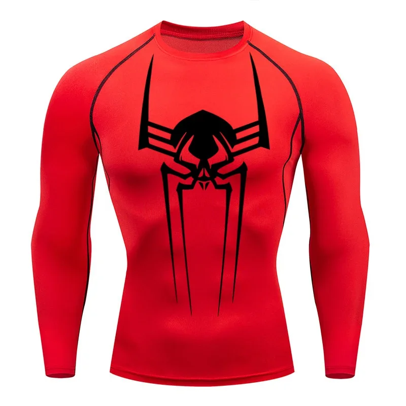 Men's sports top quick drying men's tight fitting shirt long sleeved second layer skin gym exercise short fitness running T-shir view 5