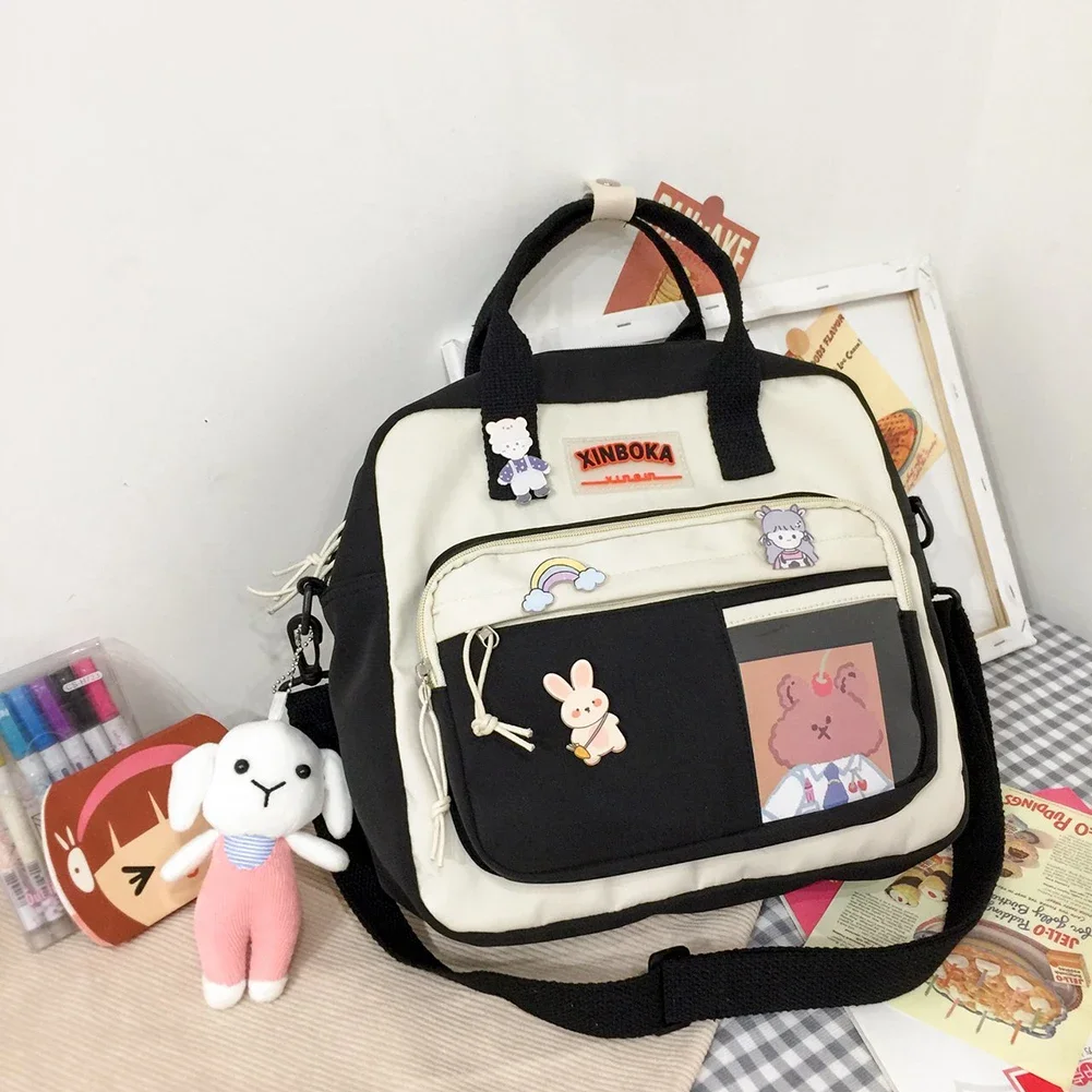 2023 Women\'s Bag Messenger Korean Style Female Backpack College Large Capacity Kawaii Shoulder Student School Backpack Bags