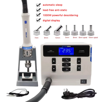 ATTEN ST-862D 1000W Hot Air Gun Soldering Station Digital Display BGA Rework Station Automatic Sleep For Phone PCB Chip Repair