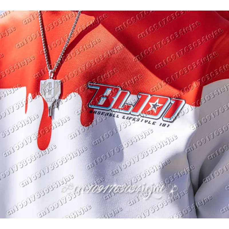 2026 جديد الخريف الشتاء هوديي البيسبول نمط الحياة 101 عيد الميلاد الأسرة حفلة البلوز الأطفال الكبار المتضخم هوديي