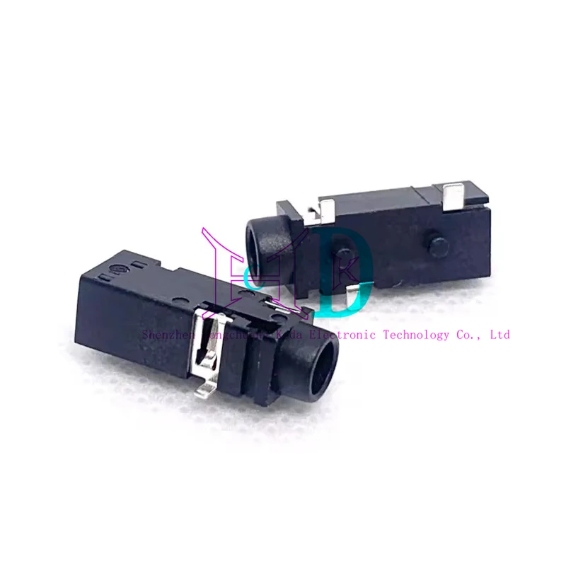 10pcs 3.5mm Audio Jack PJ-325-3P Horizontal 3Pin SMD Mounting Base Stereo Headphone Connector Monophonic Channel PJ328 PJ-328-3P