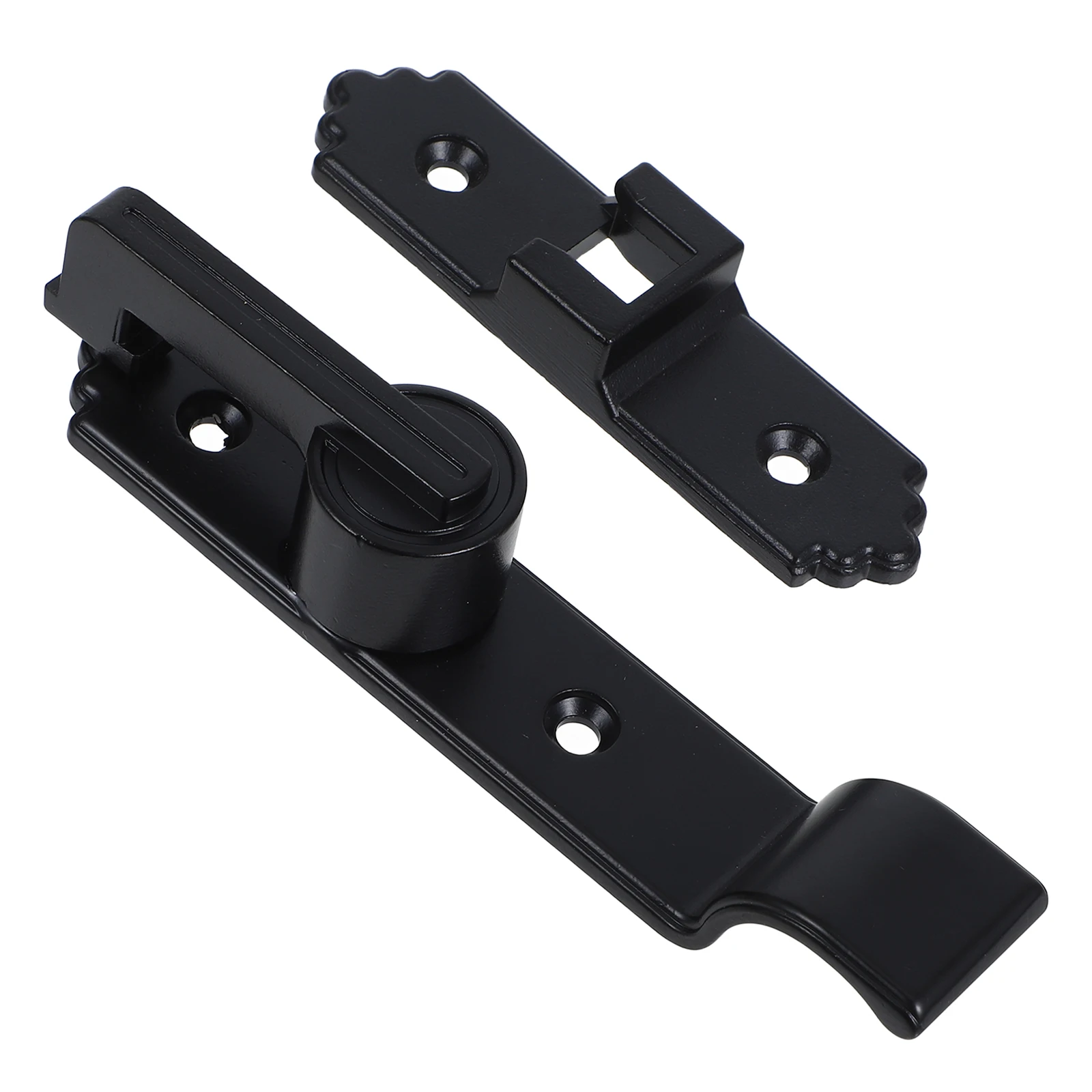 

Portable No Drilling Required Interior Bathroom Barn Latch Bolt Security Buckle Diy Garage Lock Kit Reinforcement Lock Door