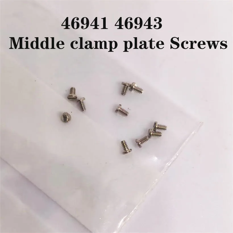 Accessori per orologi adatti per 46941 46943 movimenti meccanici parti allentate parti di riparazione dell'orologio viti con piastra a morsetto centrale
