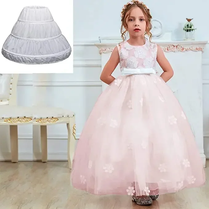 Meisjesjurk Petticoat Onderrok Crinoline 2024