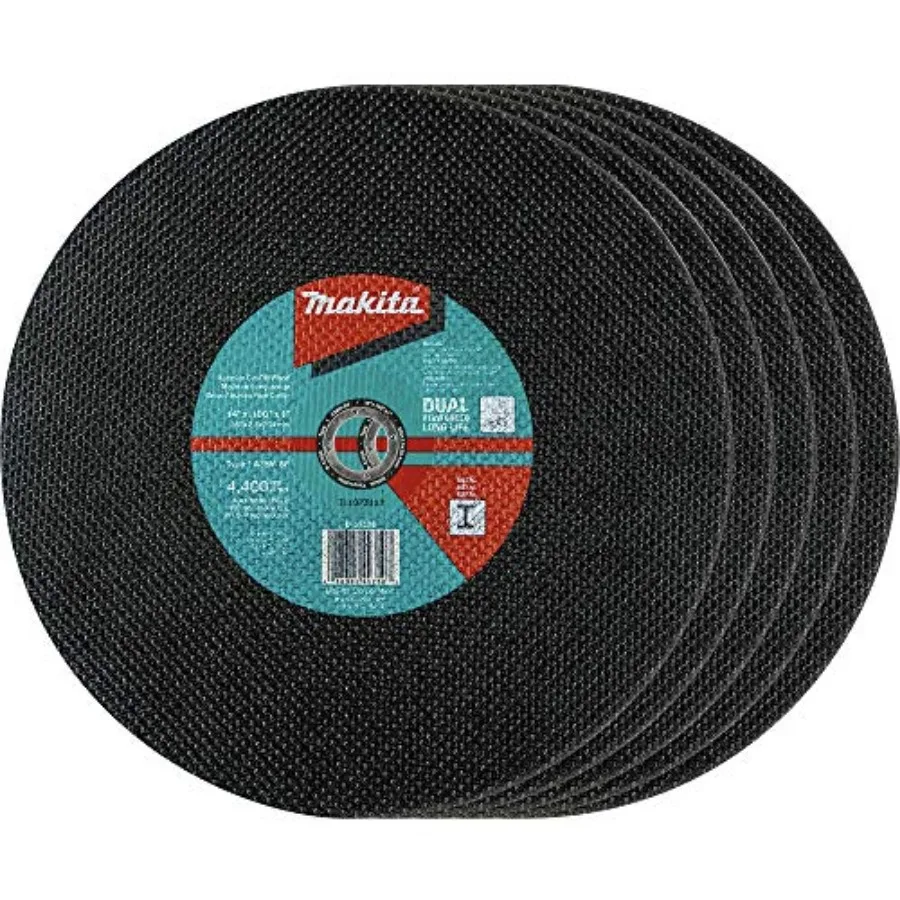 

B-57598-5 14" x 1" x 3/32" Abrasive Cut-Off Wheel 5/Pk