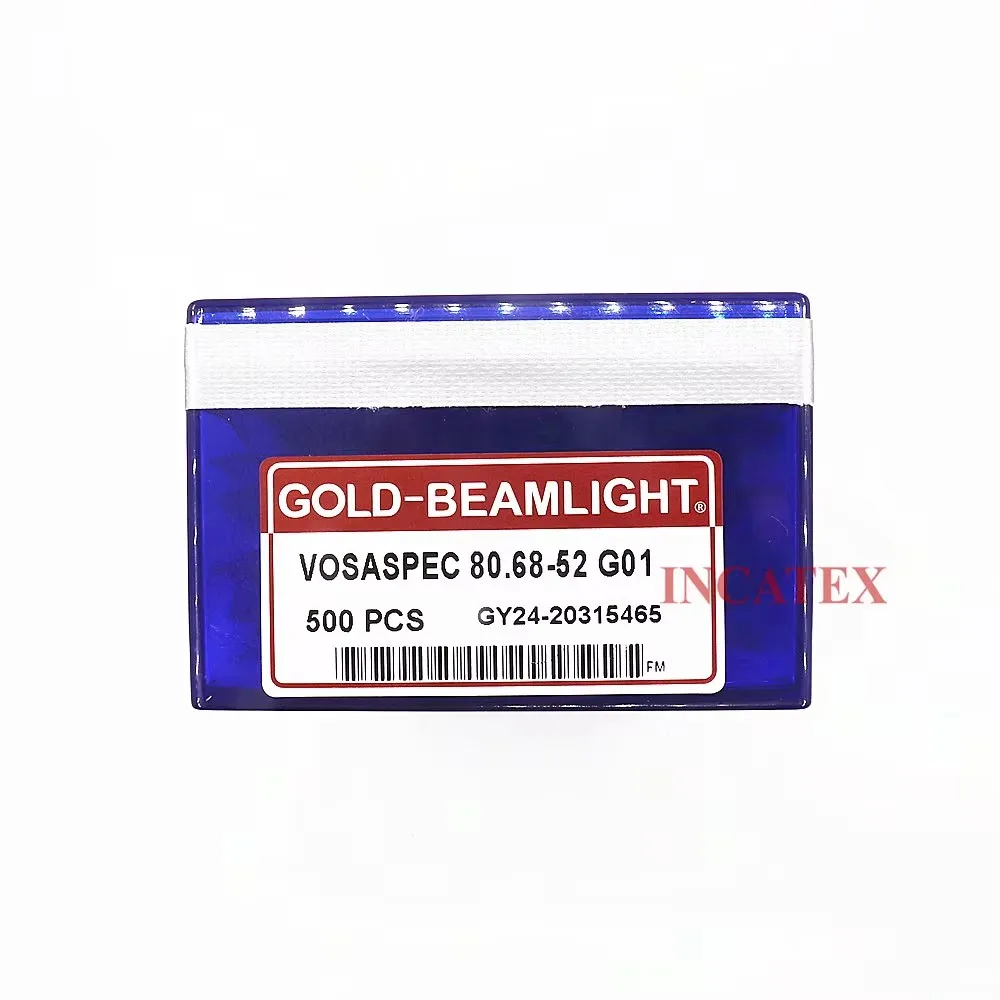 

500 Pcs Genuine Gold Beamlight Knitting Needles VOSASPEC 80.68-52 G01 For SHIMA SEIKI Chinese Knitting Machine 16G Needle