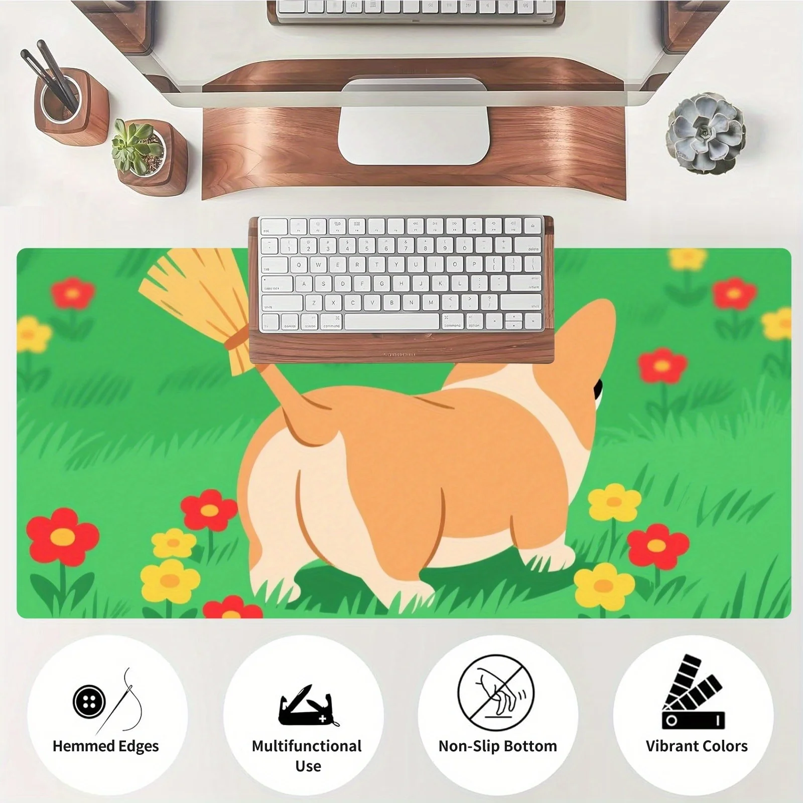 XXL Large Mouse Pad, Multiple Specifications Non-Slip Rubber Desk Mat, Office Gaming Pad for Laptop Computer Men Women