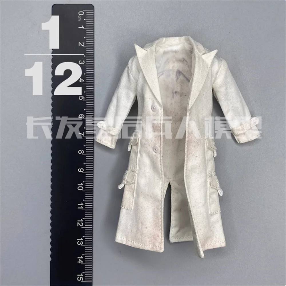 1/12th 3ATOYS Dark Source JT6823 Male Nurse Long Coat Vest Tops Pant Mini Toys Model Accessories For 6