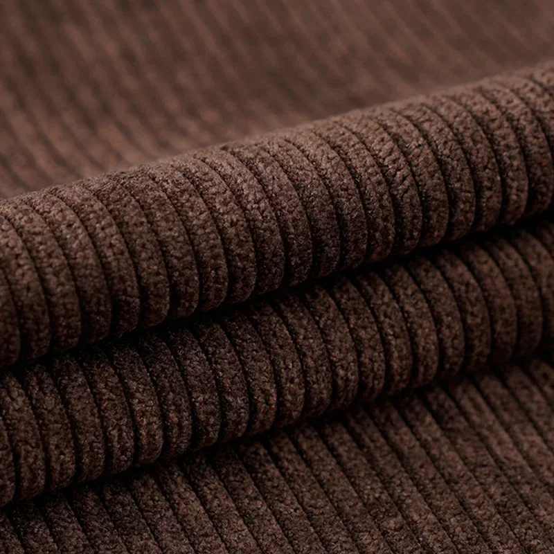 Rib Corduroy Fabric Solid Color for Sewing Shirts Hoodie Clothing Padded Corduroy Jackets Trousers Velvet Fabrics by Half Meter