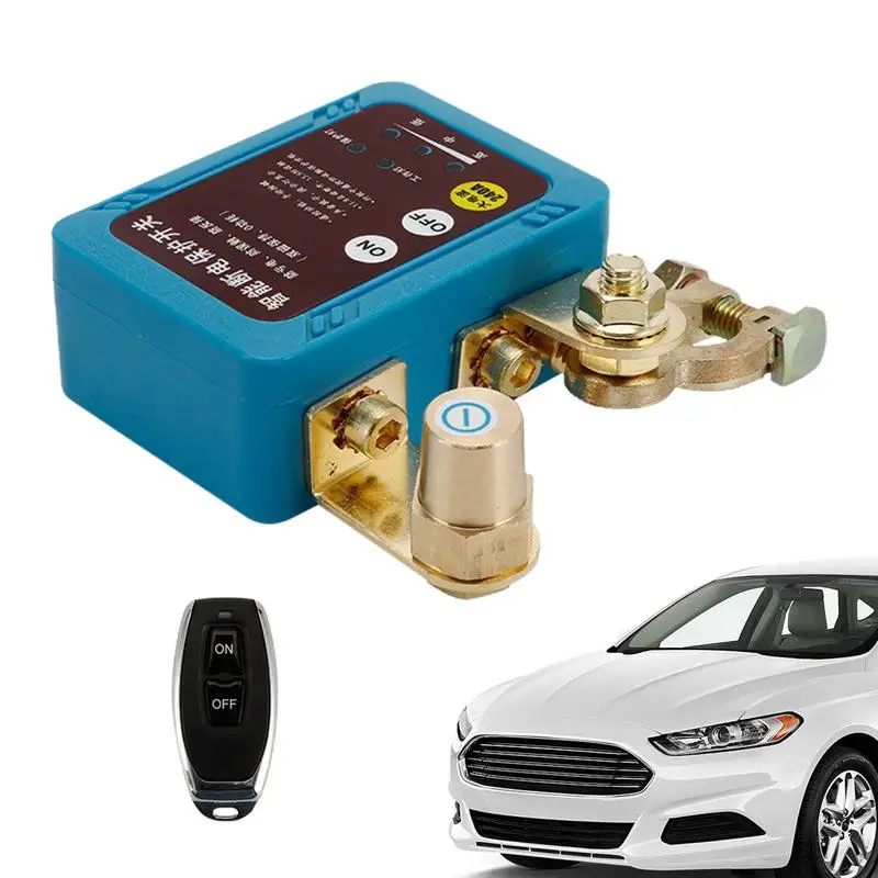 

Car Battery Leak Protection 12/24V Automatic Battery Shut Off Anti Leakage Automatic Marine Battery Shut Off Agricultural Car