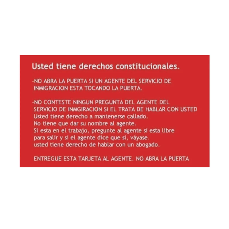 Understand Your Citizenship Rights Card, Constitutional Rights Card, Naturalization Test Study Guide For Citizens