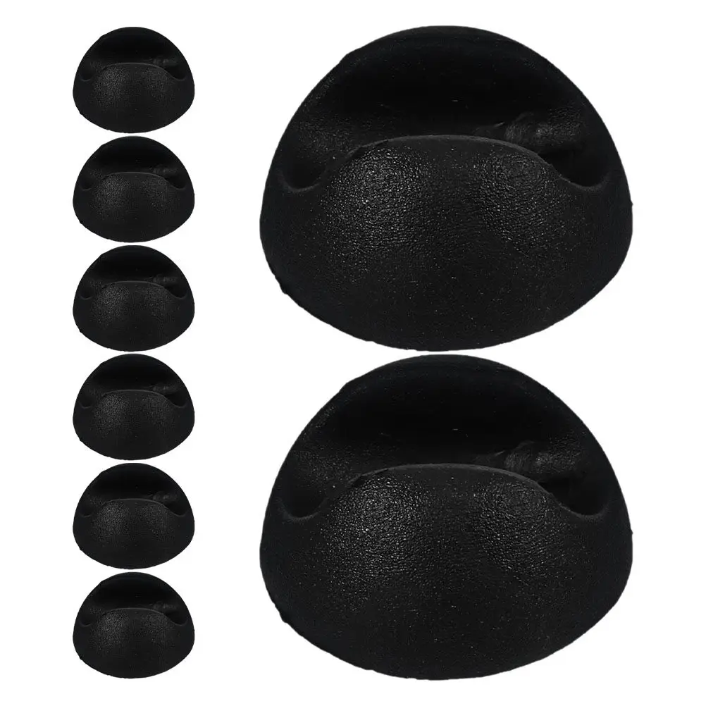 

8Pcs Hairpin Table Leg Protectors Anti-Slip PVC Half-Sphere Feet Covers Non-Scratch Floor Protection for Chairs Tables Home