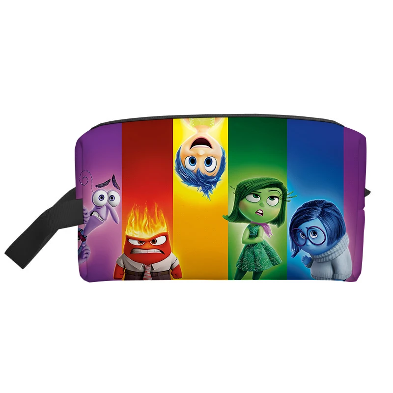 Disney Inside Out Cosmetic Bags Outdoor Multifunction Travel Storage Bag Anime Women Toiletries Protable Causal Organizers Gift