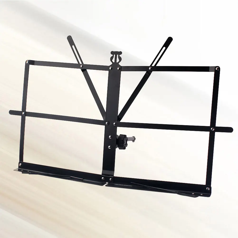 

Tc01 Folding Tabletop Music Stand Heavy-Duty Metal Sheet Holder Adjustable -Loaded for Guitar Piano Violin Practice