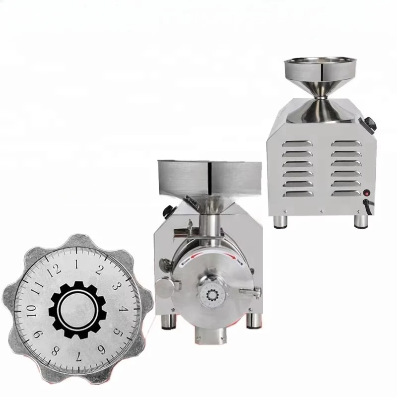 Full Stainless Steel Mini Home Use Grain Rice Flour Mill Grinder Machine Price in Pakistan Dry Beans  Grinding Machine view 3