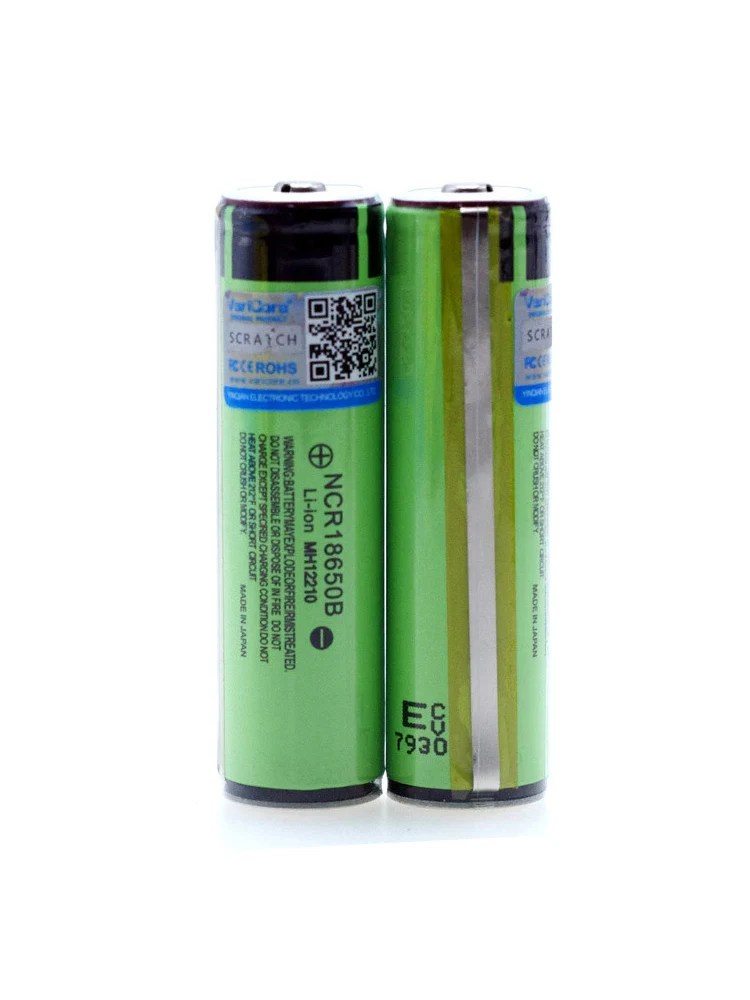VariCore New Original Protected 18650 NCR18650B Rechargeable Li-ion battery 3.7V With PCB For Flashlight batteries use