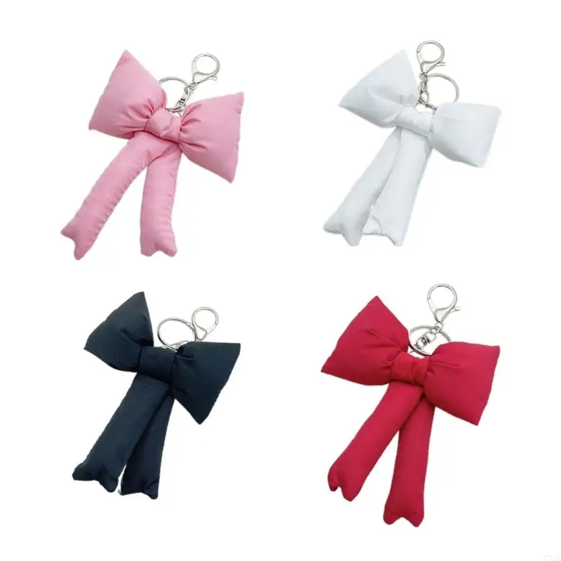 

Practical Bowknot Keyring Pendant Lovely Keyring Bag Charm Accessory for Fashionable and Individual Women