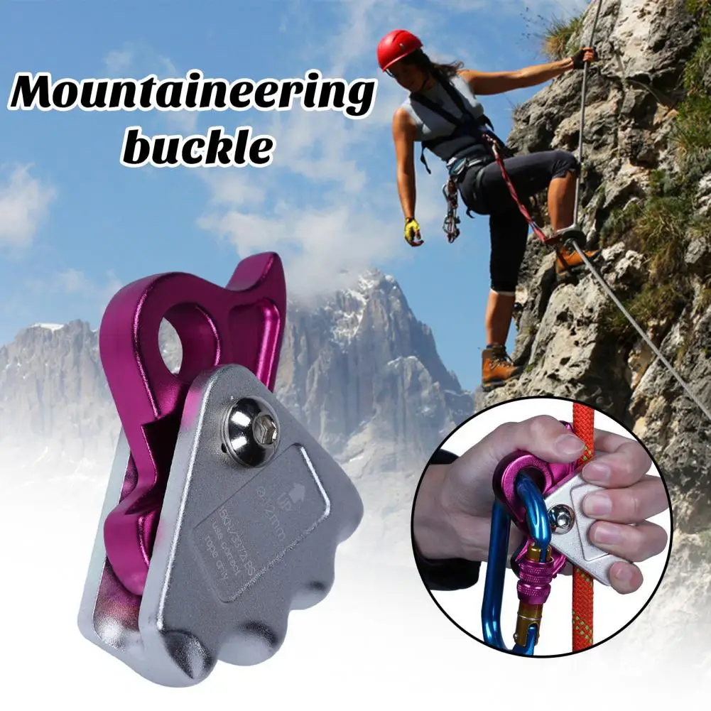 

Lightweight Carabiner Rope Grab Ascender Durable Rope Grab Ascender Corrosion Resistant High Bearing Capacity Reliable Fall