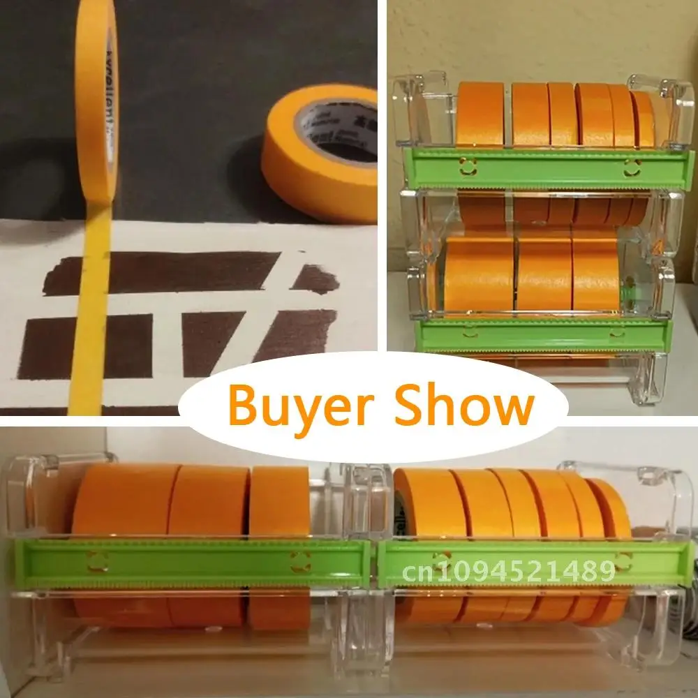 4/6/9 Rolls Model Masking Tape Fine DIY Precision Model Spraying Coating Masking Wide Cover Tape Set Width 6/8/10/12/15/18/20/24